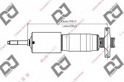 DJ PARTS ds1173ht -  Амортизатор
